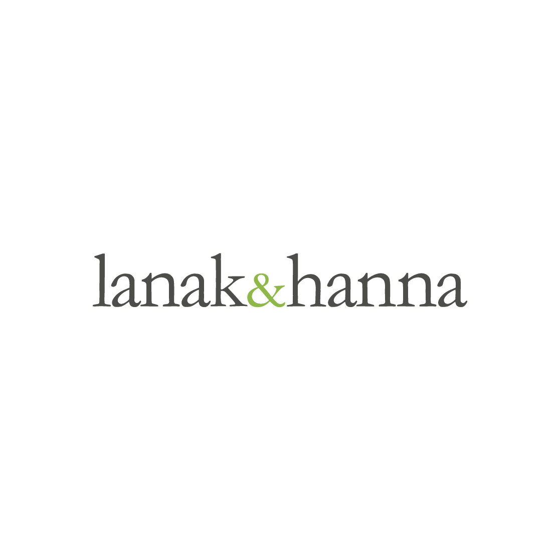 Typographic logo variation for Lanak Hanna Law Firm
