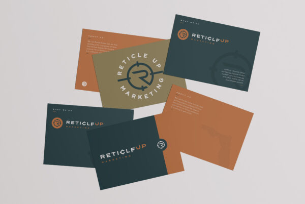 Postcards for Reticle Up Marketing