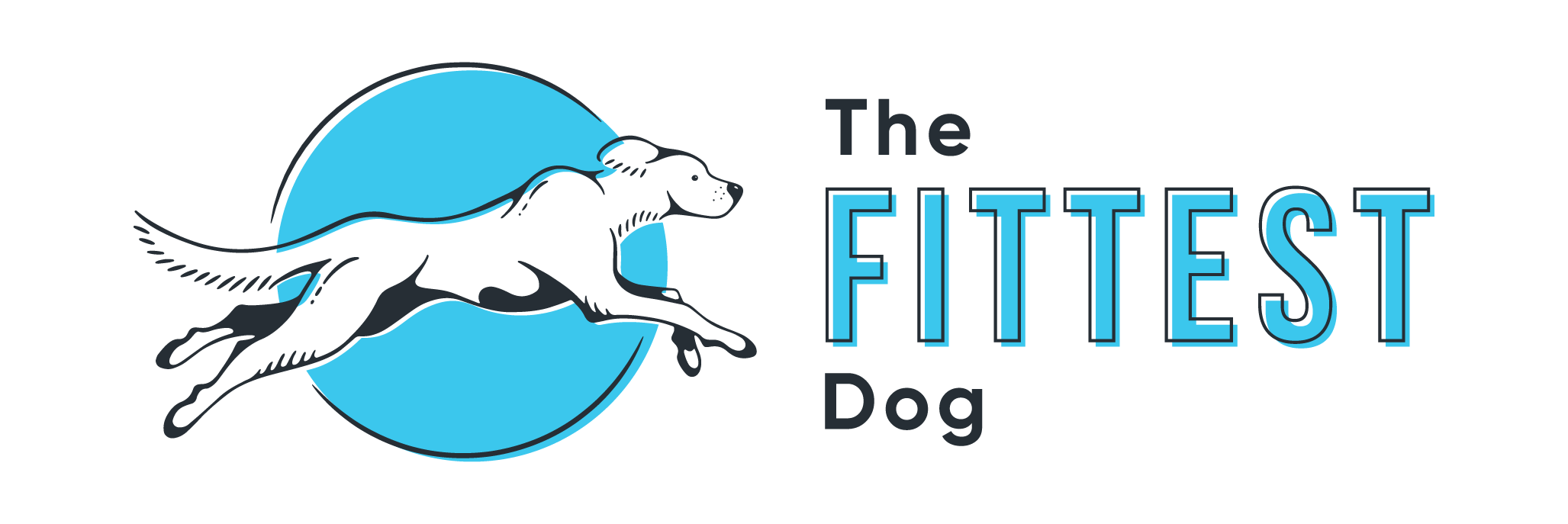 Logo design for dog walking running business in San Diego California The Fittest Dog